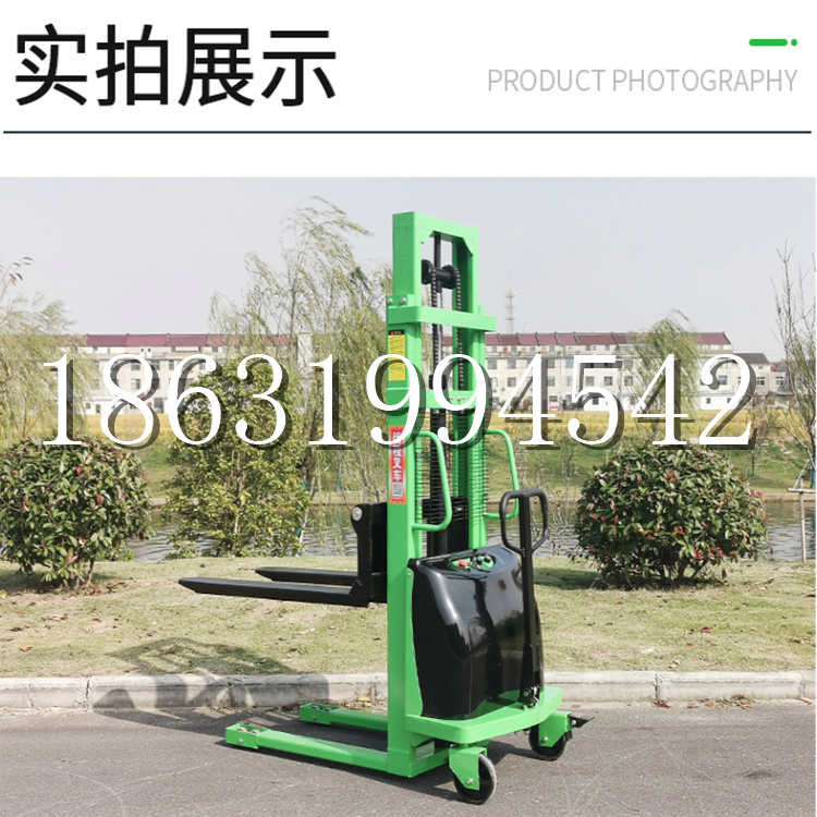 榕城区电动叉车堆高车液压铲车电瓶1吨2吨站驾步行式小型全自动叉车